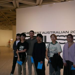 Students at the Art Gallery